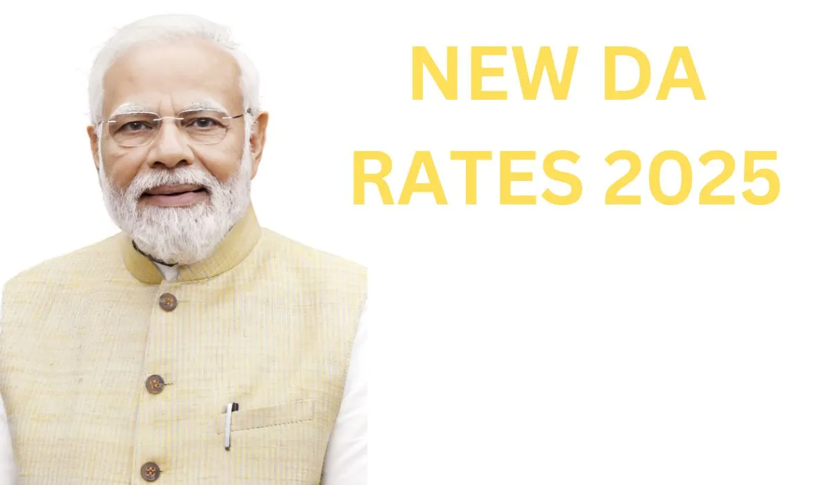 NEW DA RATES 2025