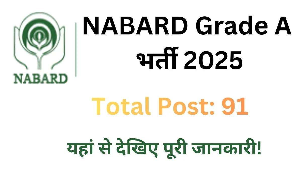 NABARD Grade A Recruitment 2025